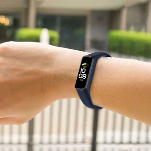 Sportowy pasek gumowy soft Alogy strap do Samsung Galaxy Fit 2 SM-R220 Sky Blue - Akcesoria do smartwatchy - miniaturka - grafika 6