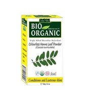 Suplementy naturalne - Bezbarwna Henna w Proszku, w 100% naturalna, odżywia włosy i nadaje połysk, cERTYFIKAT Ecocert, 100 g, Indus Valley - miniaturka - grafika 1