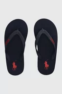 Buty dla dziewczynek - Polo Ralph Lauren japonki dziecięce kolor granatowy - miniaturka - grafika 1