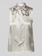 Bluzki damskie - Top bluzkowy z wiązanym detalem model ‘SELENE’ - miniaturka - grafika 1