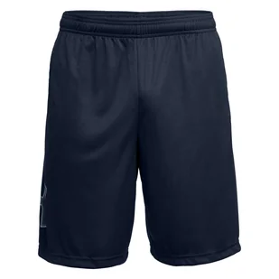 Męskie Spodenki UNDER ARMOUR UA TECH GRAPHIC SHORT 1306443-409 – Granatowy - Spodenki męskie - miniaturka - grafika 1