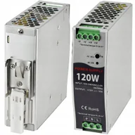 Akcesoria do oświetlenia - Zasilacz Na Szynę Din 12V 120W 10A Do Taśmy Led Aluminiowy Regulowany - miniaturka - grafika 1