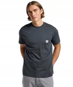 Koszulki męskie - T-shirt Lee WW POCKET TEE 112364587 Washed Black L - miniaturka - grafika 1