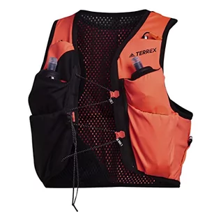 Koszulki sportowe męskie - Adidas Unisex Running Vest Terrex Trail Running Vest, Turbo/Black, HE9805, rozmiar M - grafika 1