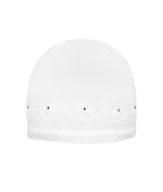 Czapki damskie - Döll Dziewczęca czapka czapka z dzianiny 1815750103, biała (Bright White 1000),53, biały - miniaturka - grafika 1