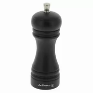 Młynki do soli i pieprzu - JAVA Młynek do soli 14 cm czarny matowy - miniaturka - grafika 1