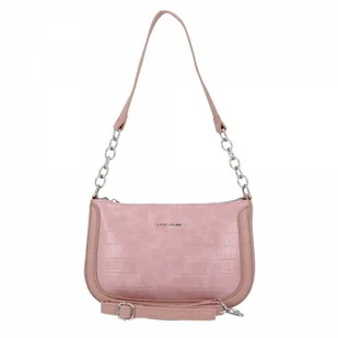 Torebka damska listonoszka David Jones Różowa - Torebki damskie - miniaturka - grafika 1