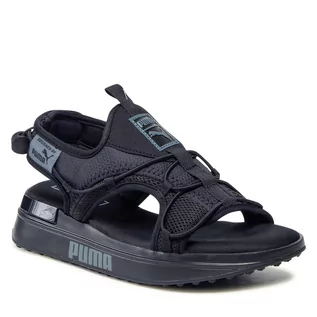 Sandały damskie - Puma Sandały Surf Sandal 384258 01 Black/Dark Slate - grafika 1