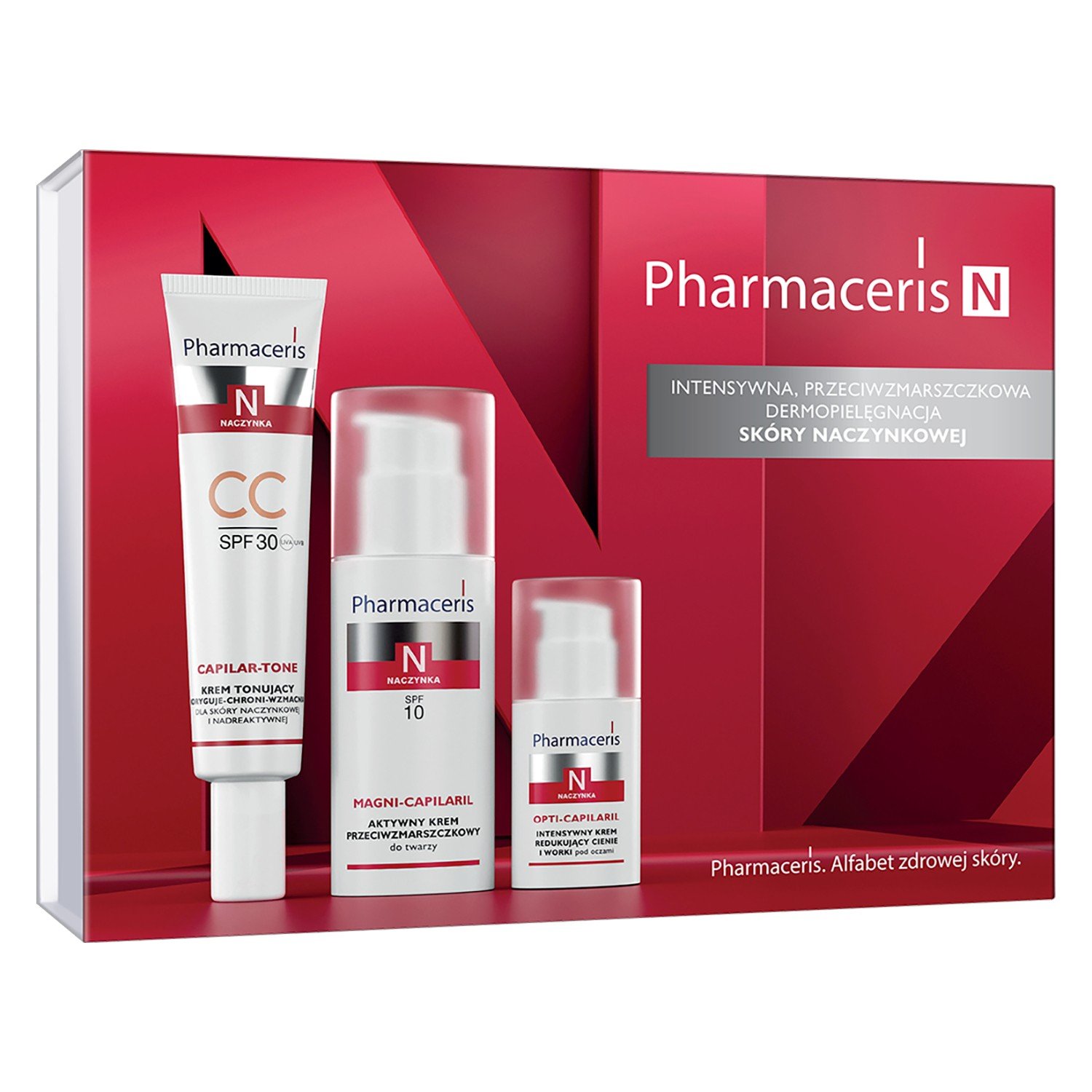 Pharmaceris zestaw N: Krem CC SPF30 40ml + Aktywny krem 50ml + Krem pod oczy 15ml
