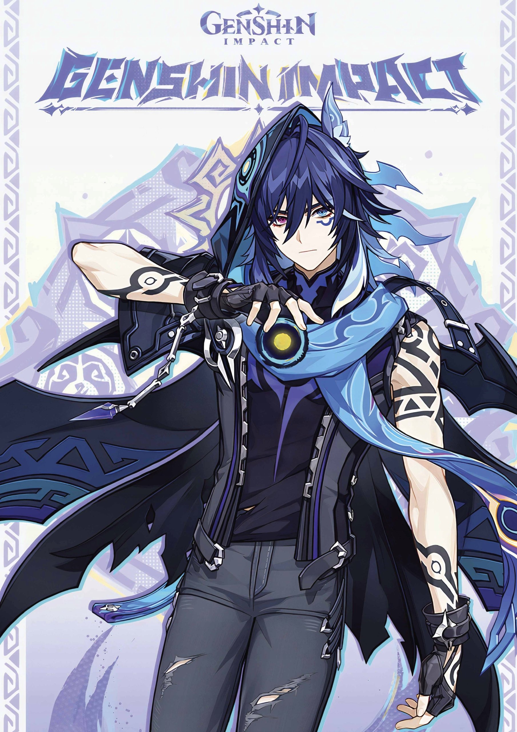 Plakat A3 Genshin Impact Anime Gra Ororon