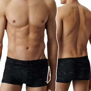 KĄPIELÓWKI MĘSKIE bokserki na basen szybkoschnące dopasowane Atlantic *S - Kąpielówki męskie - miniaturka - grafika 1