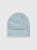 Czapki męskie - 4F Czapka beanie uniseks - niebieska Uniwersalny - miniaturka - grafika 1