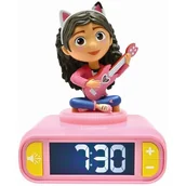 Wyposażenie pokoiku dziecięcego - Budzik z lampką nocną LEXIBOOK Koci Domek Gabi RL800GDH - miniaturka - grafika 1