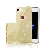 Etui i futerały do telefonów - TelForceOne Nakładka Glitter 3w1 do Xiaomi Mi 11 Lite 4G / Mi 11 Lite 5G / 11 Lite 5G NE złota - miniaturka - grafika 1