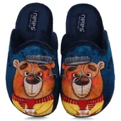 Kapcie damskie - Pantofle damskie hiszpańskie Neles 4124.704 MARINO R.38 - miniaturka - grafika 1