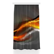 Zasłony - Zasłona na taśmę 150x240 Abstrakcja pomarańczowa, Fabricsy - miniaturka - grafika 1