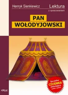 Pan Wołodyjowski z opracowaniem oprawa miękka OOP - Henryk Sienkiewicz - Lektury szkoła podstawowa - miniaturka - grafika 1