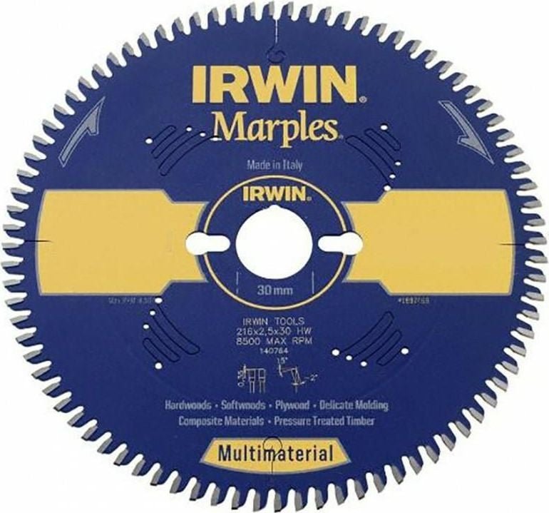 Irwin PIŁA TARCZOWA MARPLES 254*30*80z /DO UKOŚNIC IRW1897461
