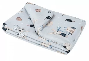 Bambusowa Kołderka 100X135 Królik Astronom Bonjour Cherie - Kołdry i poduszki dla dzieci - miniaturka - grafika 1