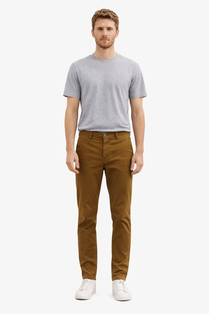 BOSS CHINOS MĘSKIE SPODNIE KLASYCZNE Z BAWEŁNY 33/32 I3A