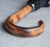 Parasole - Parasol Wielki Polski-130cm-rękojeść wykonana ręcznie Buk Opalany Automat Wiatroodporny - miniaturka - grafika 1