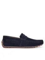 Mokasyny męskie - Lasocki Mokasyny SPIKE-02M MB Granatowy - miniaturka - grafika 1