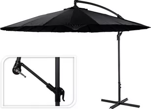 Parasol Ogrodowy Shangai 3M Antracyt - Parasole ogrodowe - miniaturka - grafika 1