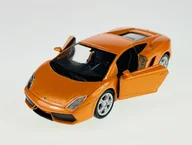 Samochody i pojazdy dla dzieci - WELLY LAMBORGHINI GALLARDO LP560-4 POMARAŃCZOWY 1:34 SAMOCHÓD NOWY METALOWY MODEL - miniaturka - grafika 1