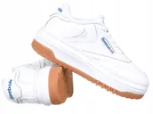 Sneakersy damskie - Buty damskie Reebok Club C Extra GZ2424 białe sneakersy skórzane - miniaturka - grafika 1