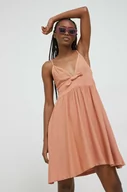 Sukienki - Roxy sukienka kolor pomarańczowy mini rozkloszowana - miniaturka - grafika 1