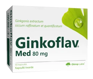 Olimp LABS Ginkoflav Med 80 mg x 60 kaps |  OD 199 PLN! - Układ nerwowy - miniaturka - grafika 1