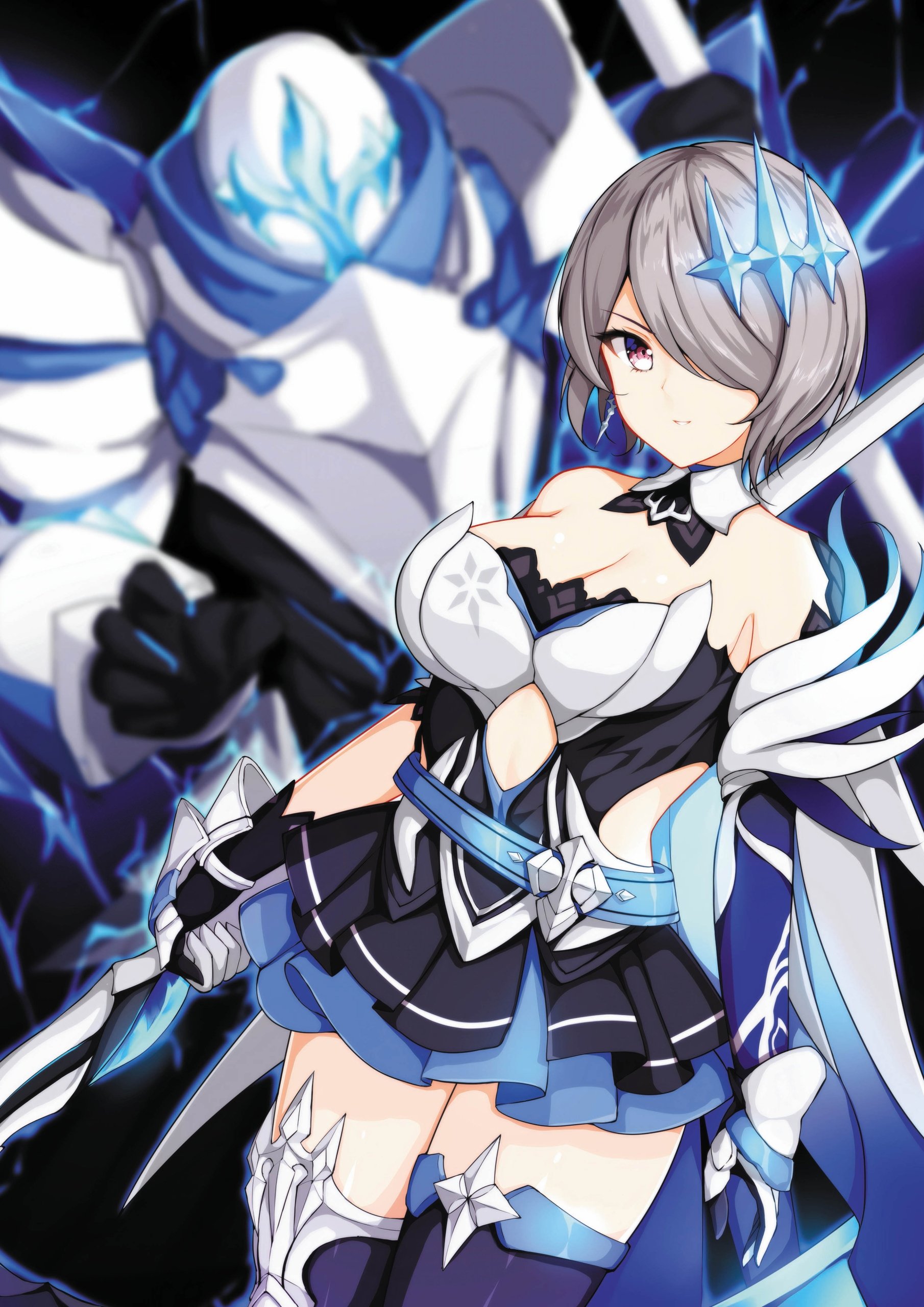 Plakat A3 Honkai Impact Anime Gra Rita Rossweisse