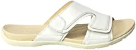 Klapki i japonki damskie - Klapki Caprice 9-27107-20 102 White Nappa Skóra - CAPRICE - miniaturka - grafika 1