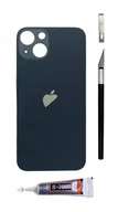 Części serwisowe do telefonów - OEM Panel tylny czarny do iPhone 13 Big Hole szkło tylne kłapka plecki - miniaturka - grafika 1