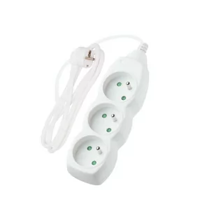 Przedłużacz 3 gniazda, biały, 5 m ONNLINE - Przedłużacze i rozgałęźniki - miniaturka - grafika 1