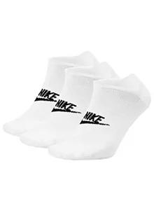 Skarpetki damskie - Nike Męskie skarpety Sportswear Everyday Essential, białe/czarne, M - grafika 1