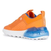 Buty dla chłopców - Geox J Activart Illuminus sneakersy chłopięce, pomarańczowy, 34 EU - miniaturka - grafika 1