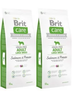 Brit Care Adult Large Salmon&Potato 12 kg - Sucha karma dla psów - miniaturka - grafika 1