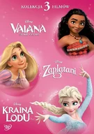 Filmy przygodowe DVD - GALAPAGOS Disney Księżniczka Pakiet (Vaiana, Zaplatani, Kraina Lodu) (3DVD) - miniaturka - grafika 1