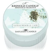 Świece - Kringle Candle Sandalwood & Cade świeczka typu tealight 42 g - miniaturka - grafika 1