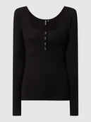 Koszulki i topy damskie - Koszulka serafino z dodatkiem streczu - miniaturka - grafika 1