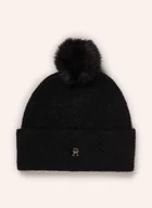 Czapki damskie - Tommy Hilfiger Czapka schwarz - miniaturka - grafika 1