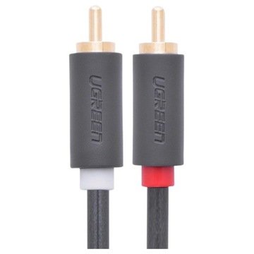 Ugreen Przewód Audio 2X Rca Do 2X Rca Cinch 2M Złącza Wysokiej Jakości
