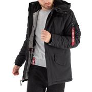 Kurtki i kamizelki sportowe męskie - Kurtka Alpha Industries N3B Expedition Parka 10811203 - czarna - miniaturka - grafika 1