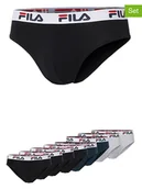 Majtki męskie - Fila Slipy (8 par) w kolorze granatowym, czarnym i szarym - miniaturka - grafika 1