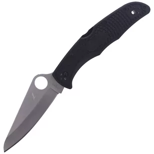 Spyderco Spyderco Black FRN Pacific Salt 2 Lockback H-1 Stainless PlainEdge Pocket Knife Knife Knife C91PBK2 - Sport OUTLET - miniaturka - grafika 1