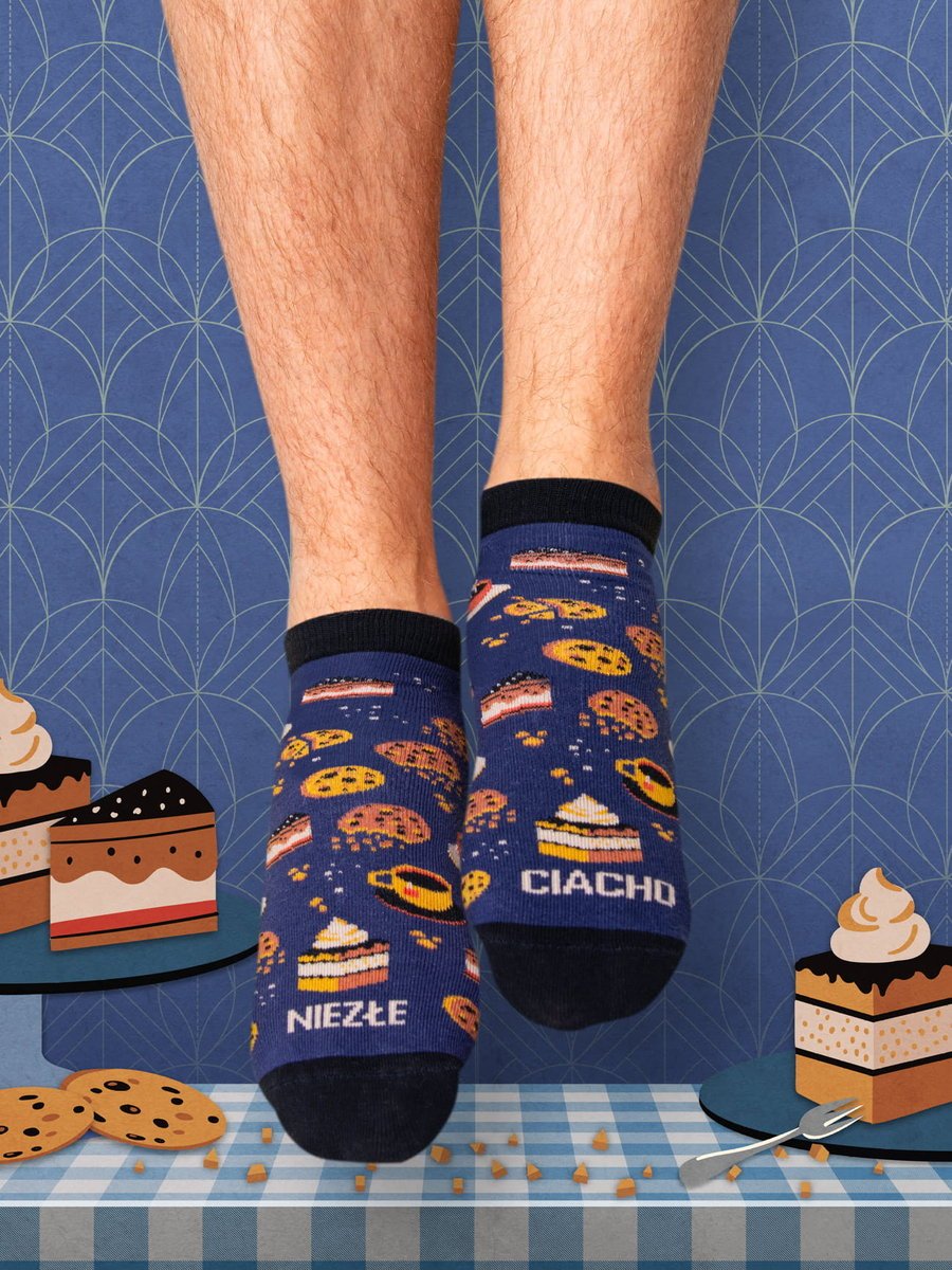 ZABAWNY PREZENT DLA NIEGO - Stopki z napisem NIEZŁE CIACHO 41-46