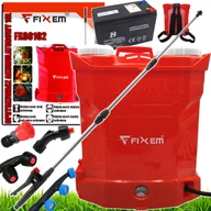 Opryskiwacze - OPRYSKIWACZ AKUMULATOROWY CIŚNIENIOWY PLECAKOWY ELEKTRYCZNY 16L LANCA 117cm - miniaturka - grafika 1