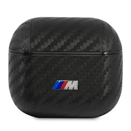 Akcesoria do słuchawek - BMW BMA3WMPUCA AirPods 3 cover czarny/black PU Carbon M Collection BMW000443-0 - miniaturka - grafika 1