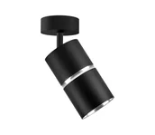 Lampy sufitowe - Oświetlenie punktowe BAMBOO 1xGU10/10W/230V czarne - miniaturka - grafika 1